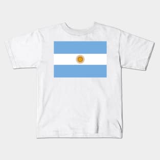 Argentina National Flag Kids T-Shirt